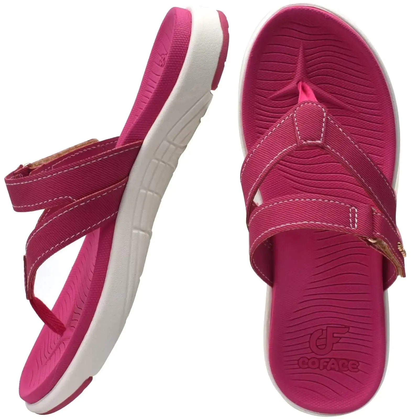 COFACE Women's Orthotic Flip Flops – Stylish Comfort with Arch Support
