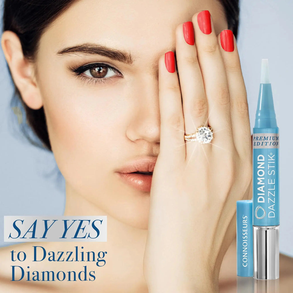 CONNOISSEURS Diamond Dazzle Stik | Portable Diamond Cleaner for Rings and Other Jewelry