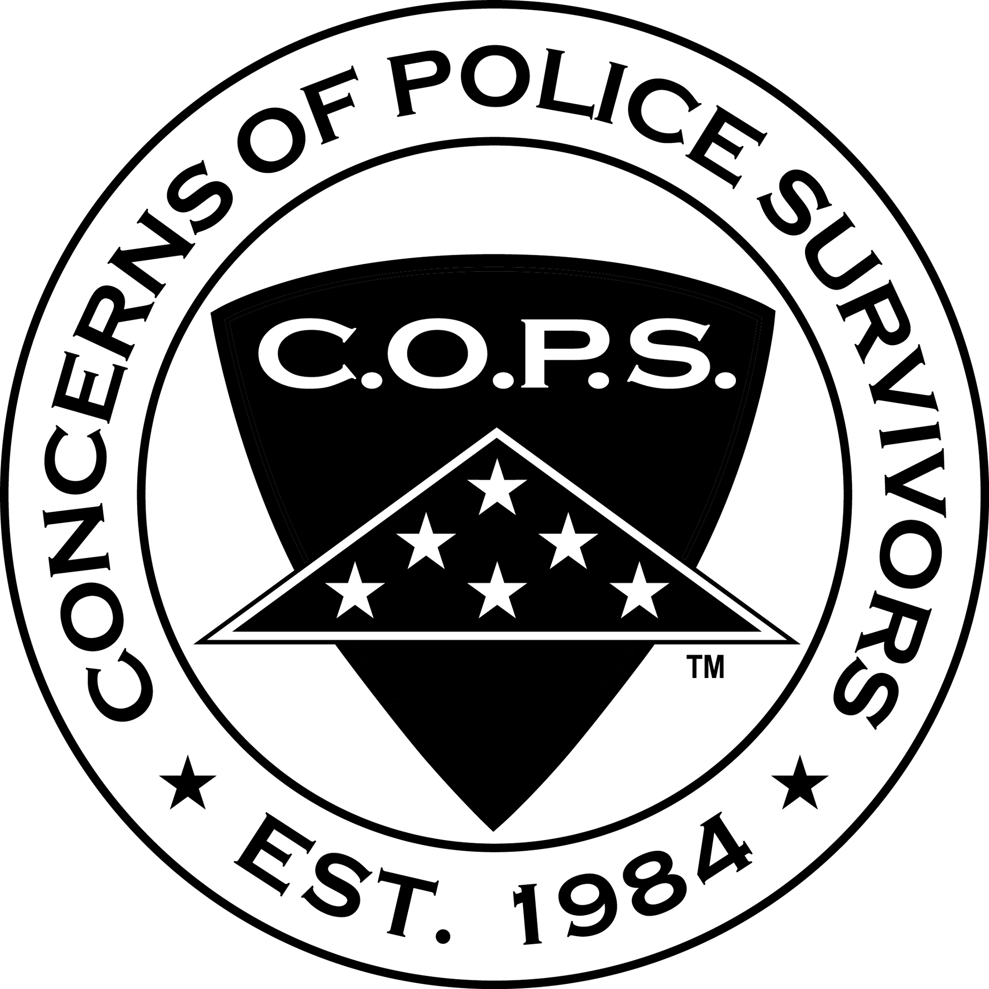 Police Thin Blue Line American Flag Cross Necklace