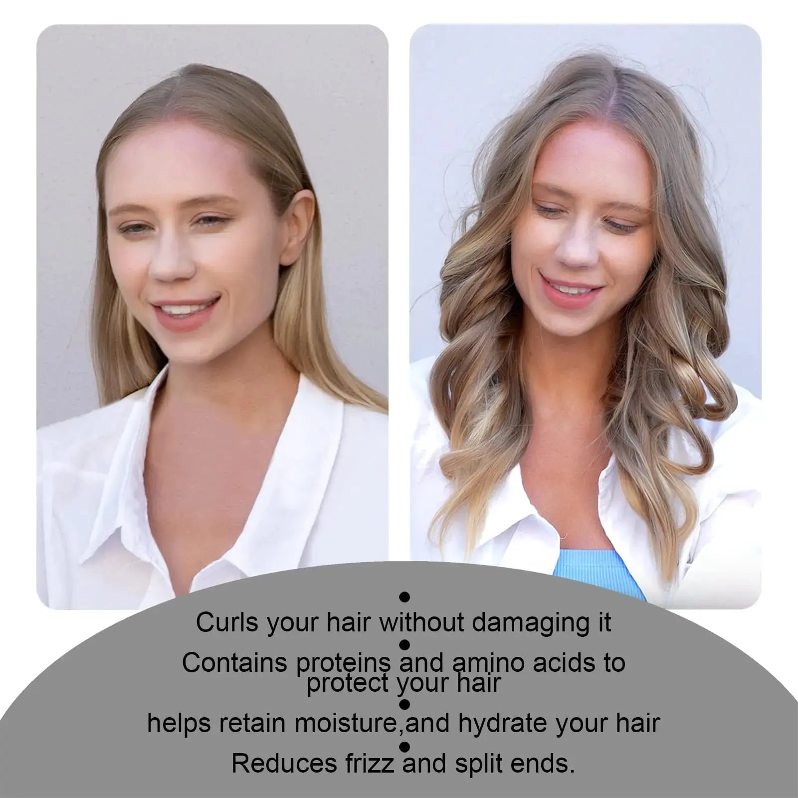 CORATED No Heat Curlers, Heatless Curls for Long Hair, Heatless Curling Rod Headband