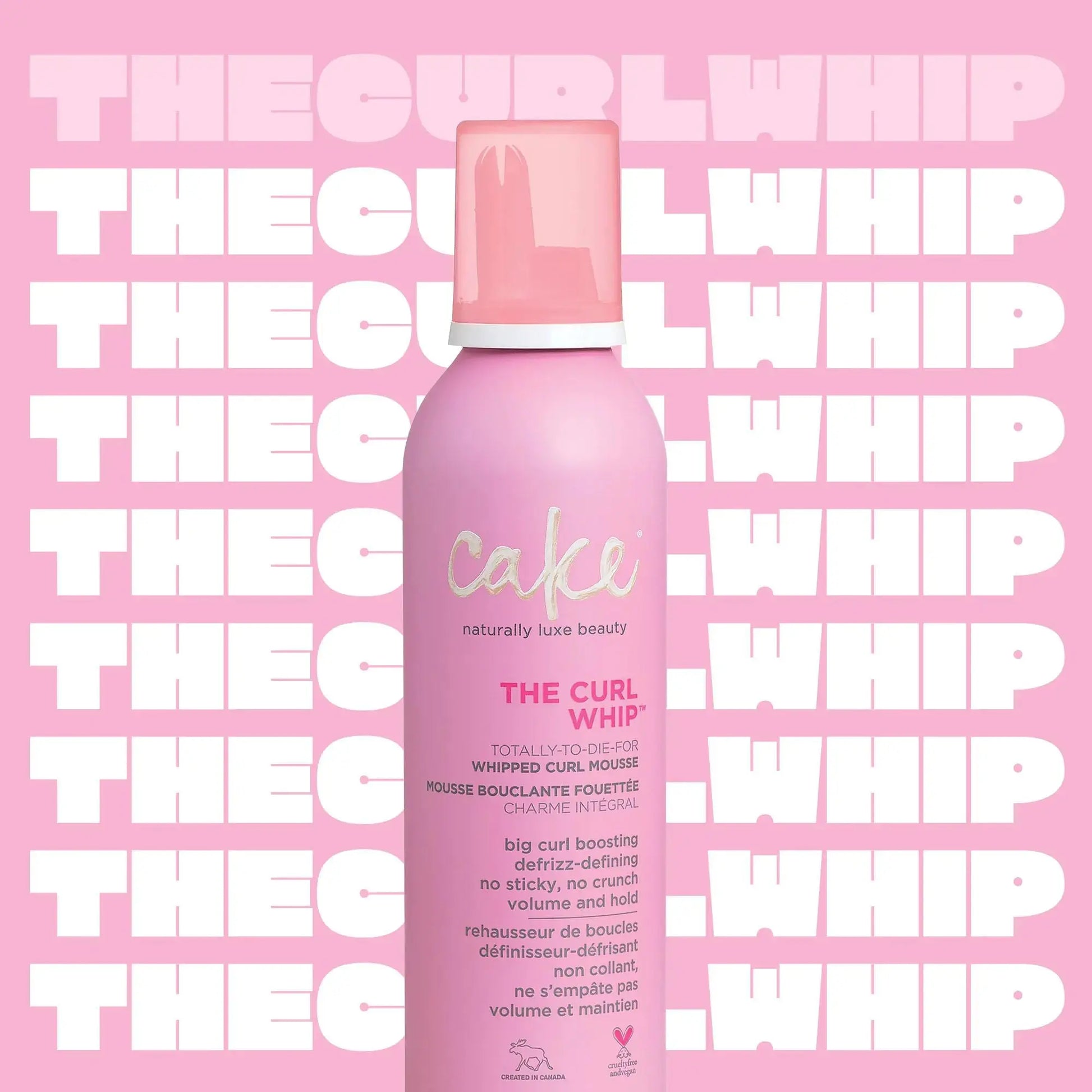 Cake Beauty The Curl Whip Whipped Curl Defining & Volumizing Mousse
