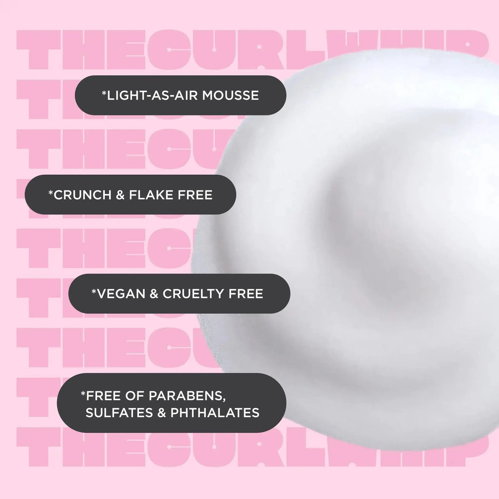 Cake Beauty The Curl Whip Whipped Curl Defining & Volumizing Mousse