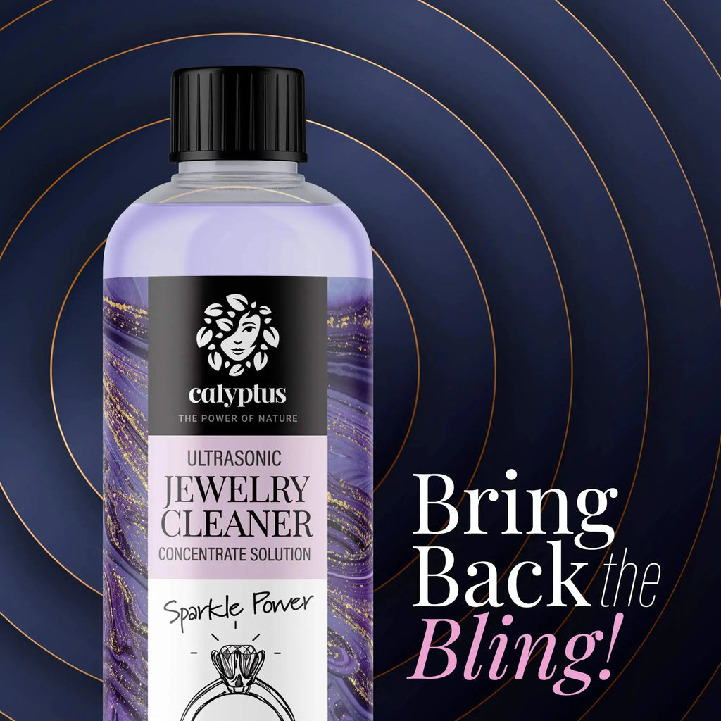Calyptus Ultrasonic Jewelry Cleaner Solution Concentrate | Plant-Based Eyeglass and Jewelry Cleaner