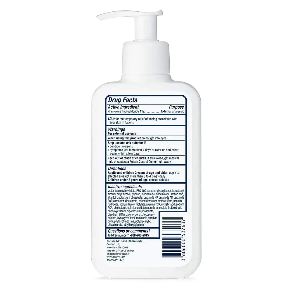 CeraVe Anti Itch Relief Moisturizing Lotion with Pramoxine Hydrochloride - Steroid Free