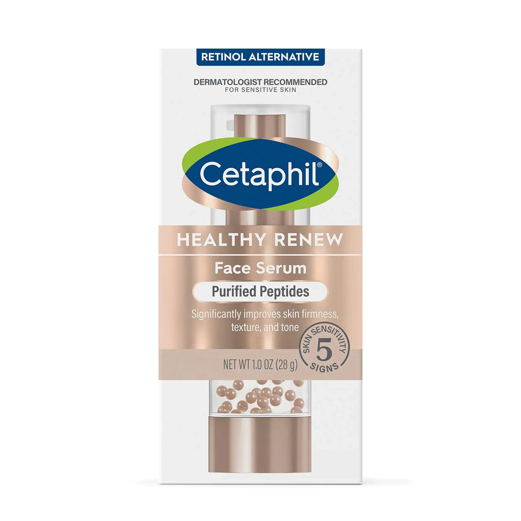 Cetaphil Healthy Renew Anti-Aging Face Serum – Retinol Alternative with Niacinamide & Peptides, 1oz