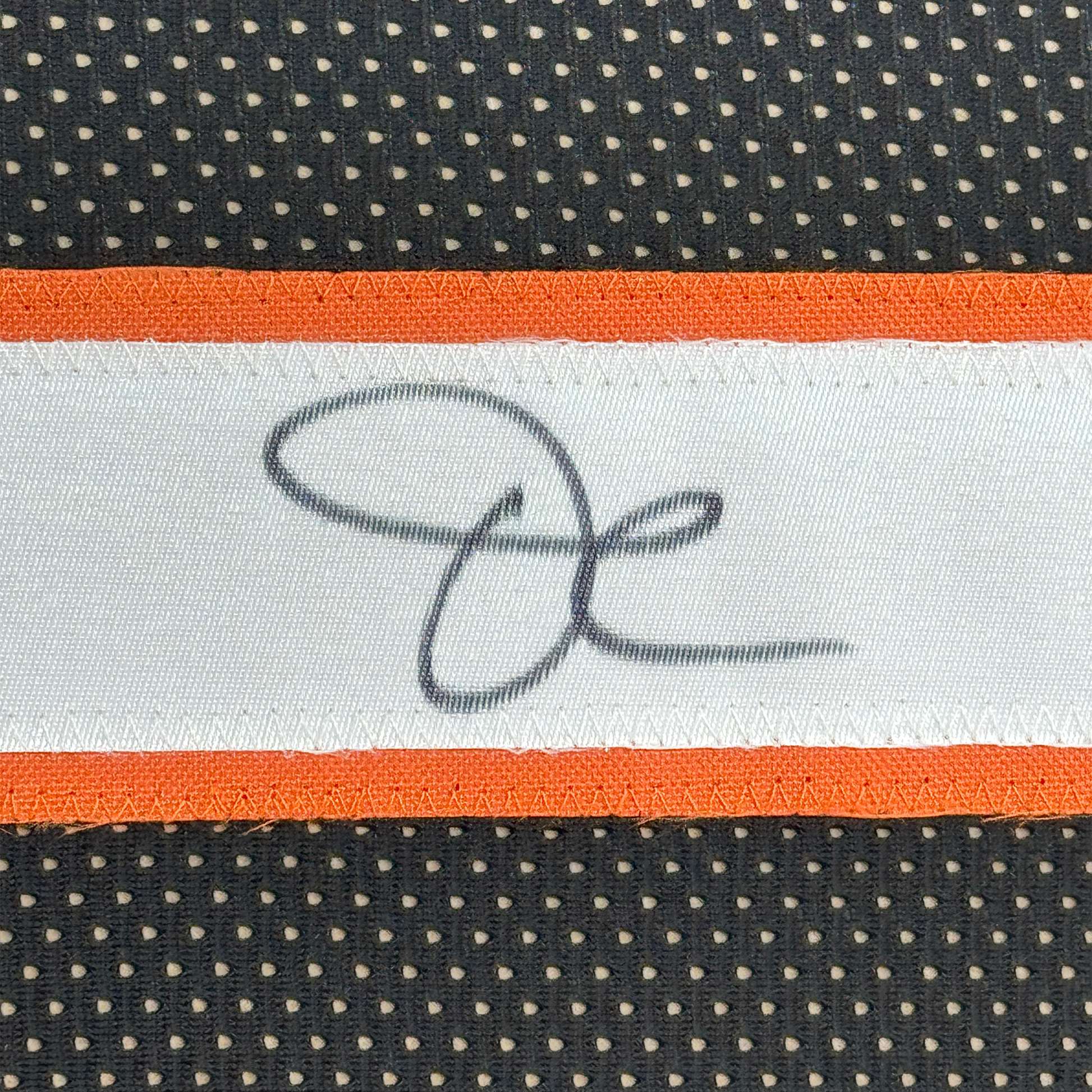 Framed Autographed/Signed Ja'Marr Chase 35x39 Cincinnati Black Football Jersey JSA COA
