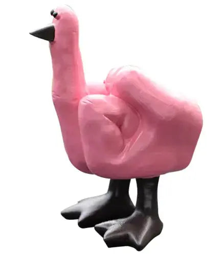 Cheeky Duck Display - 7.5cm Resin Middle Finger Figurine for Desks & Gardens
