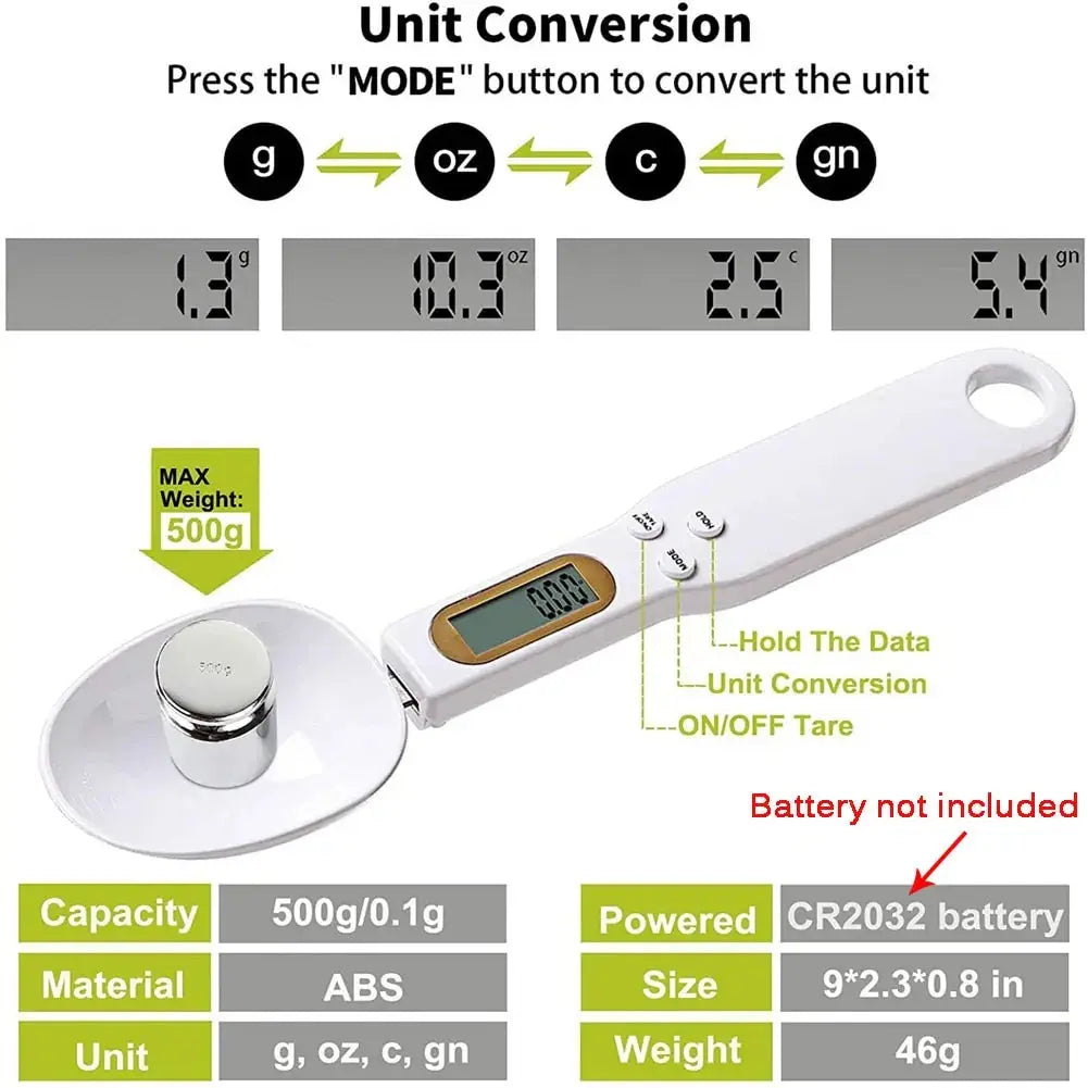 Chef's Precision LCD Scale