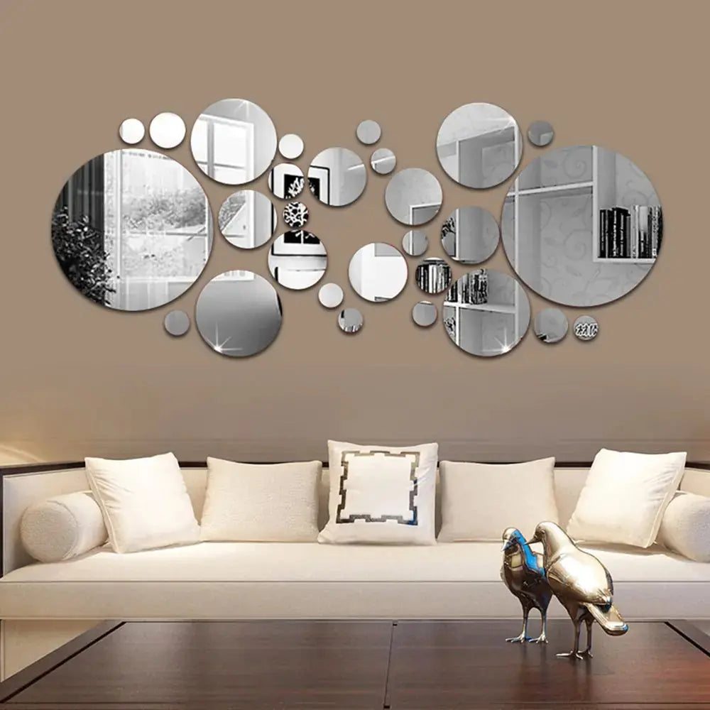 Chic 3D Mirror Decals