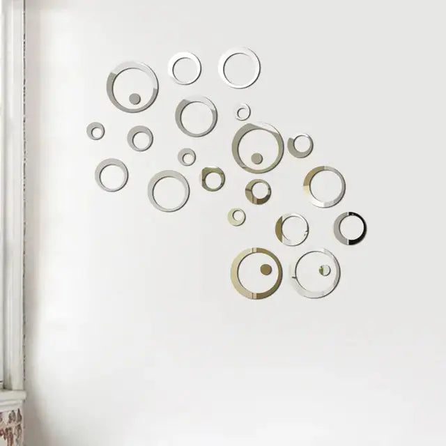 Chic 3D Mirror Decals