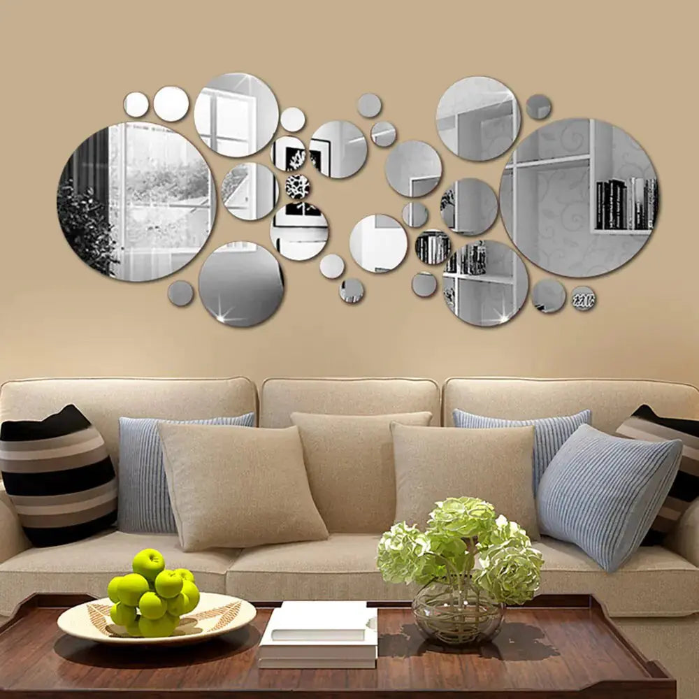 Chic 3D Mirror Decals