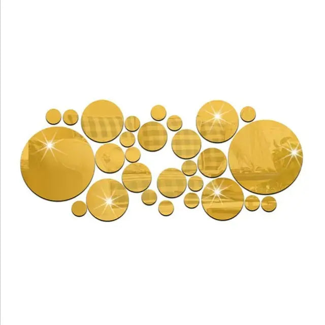 Chic 3D Mirror Decals