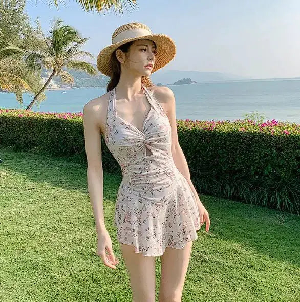 Chic Backless One-Piece Swimsuit