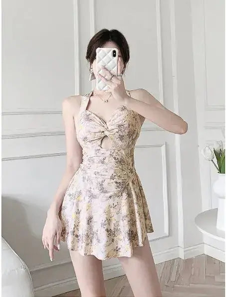 Chic Backless One-Piece Swimsuit