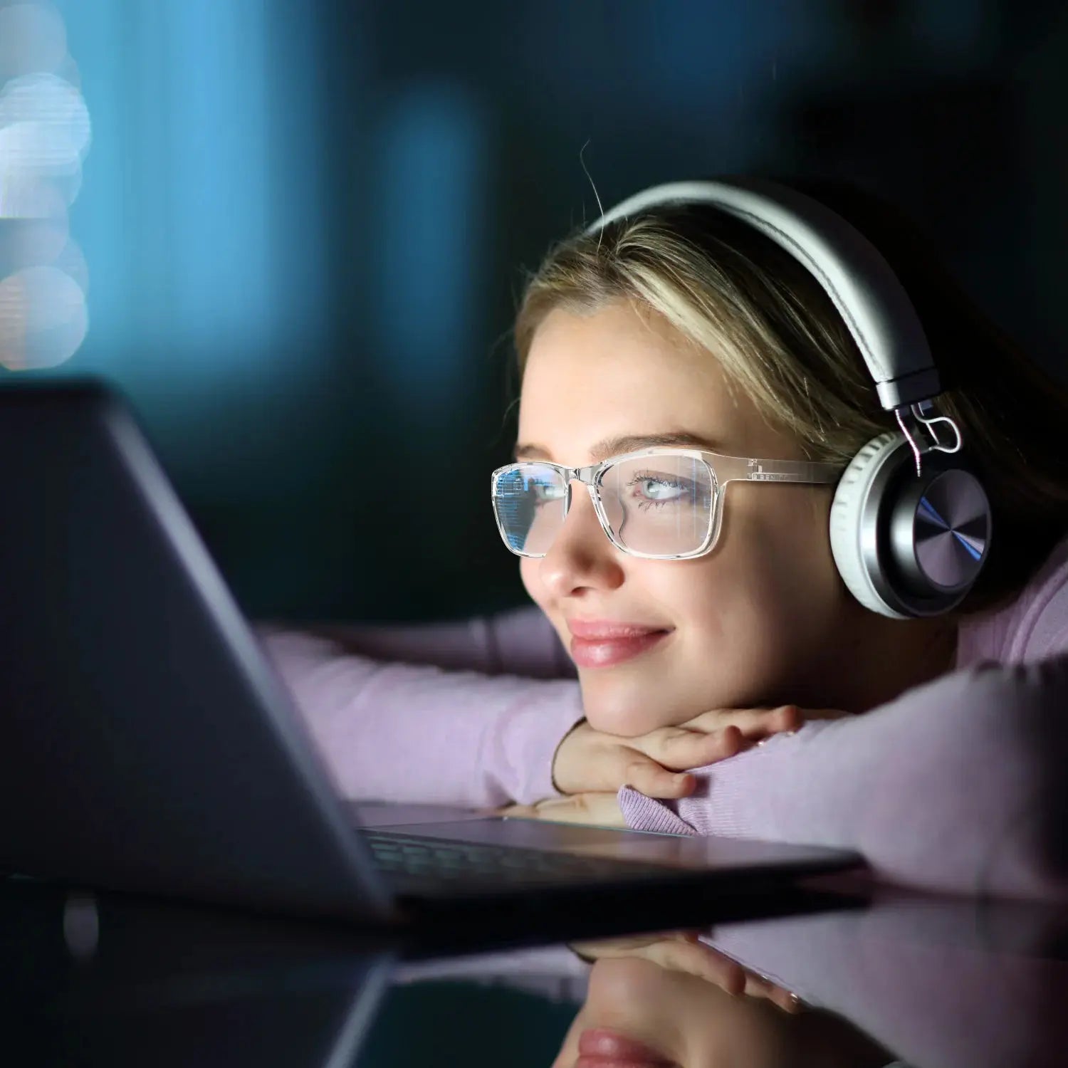Chic Blue Light Shield Glasses - Relieve Eye Strain & Improve Sleep