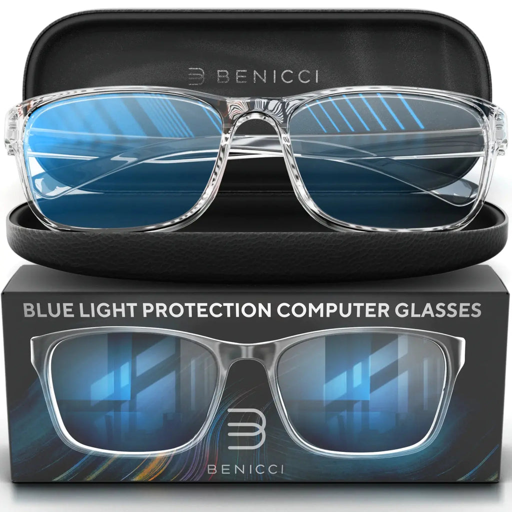 Chic Blue Light Shield Glasses - Relieve Eye Strain & Improve Sleep