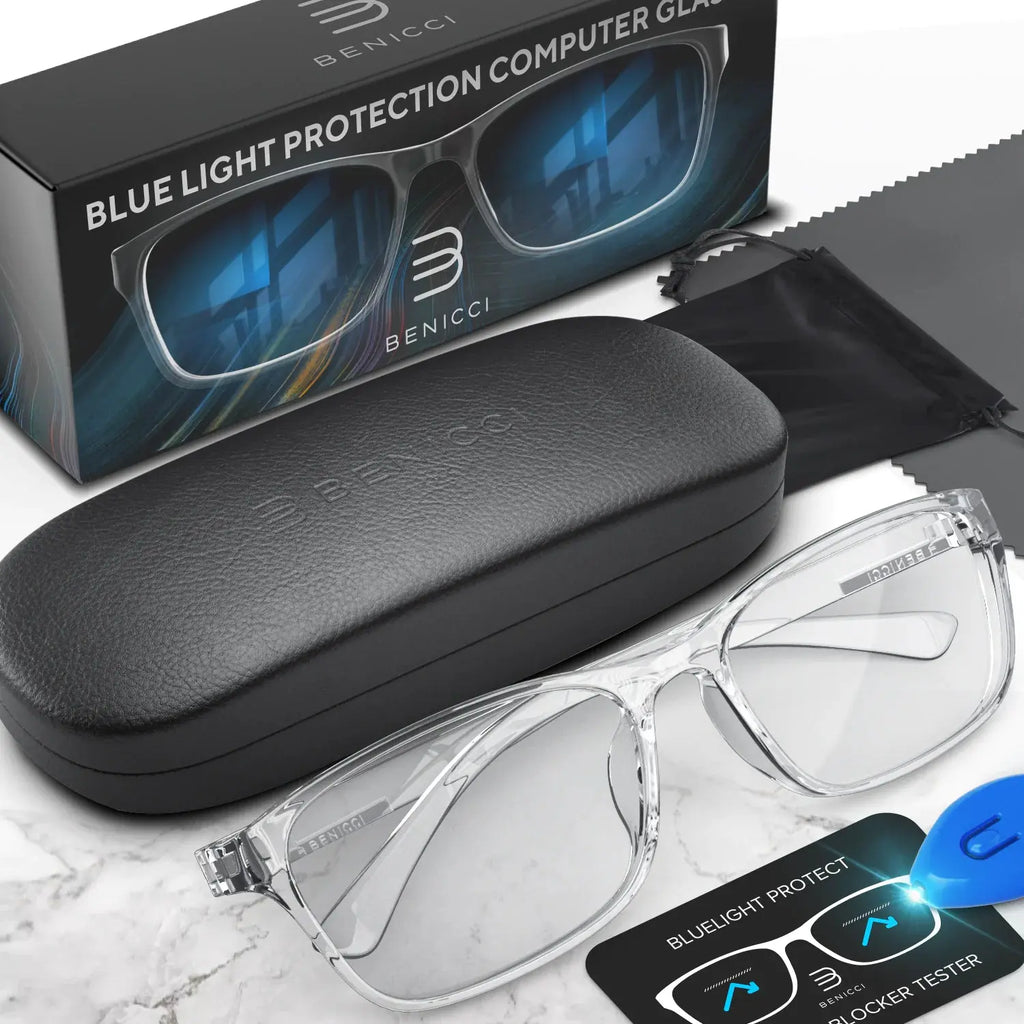 Chic Blue Light Shield Glasses - Relieve Eye Strain & Improve Sleep