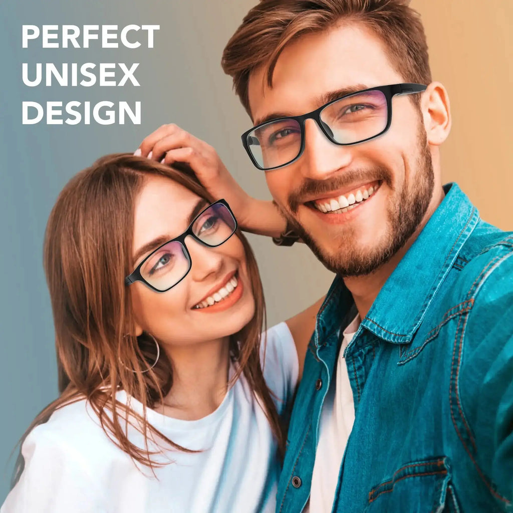 Chic Blue Light Shield Glasses - Unisex Comfort