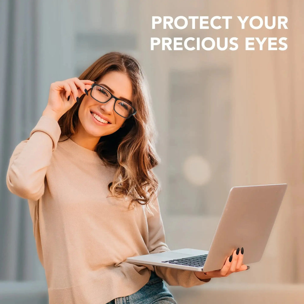 Chic Blue Light Shield Glasses - Unisex Comfort