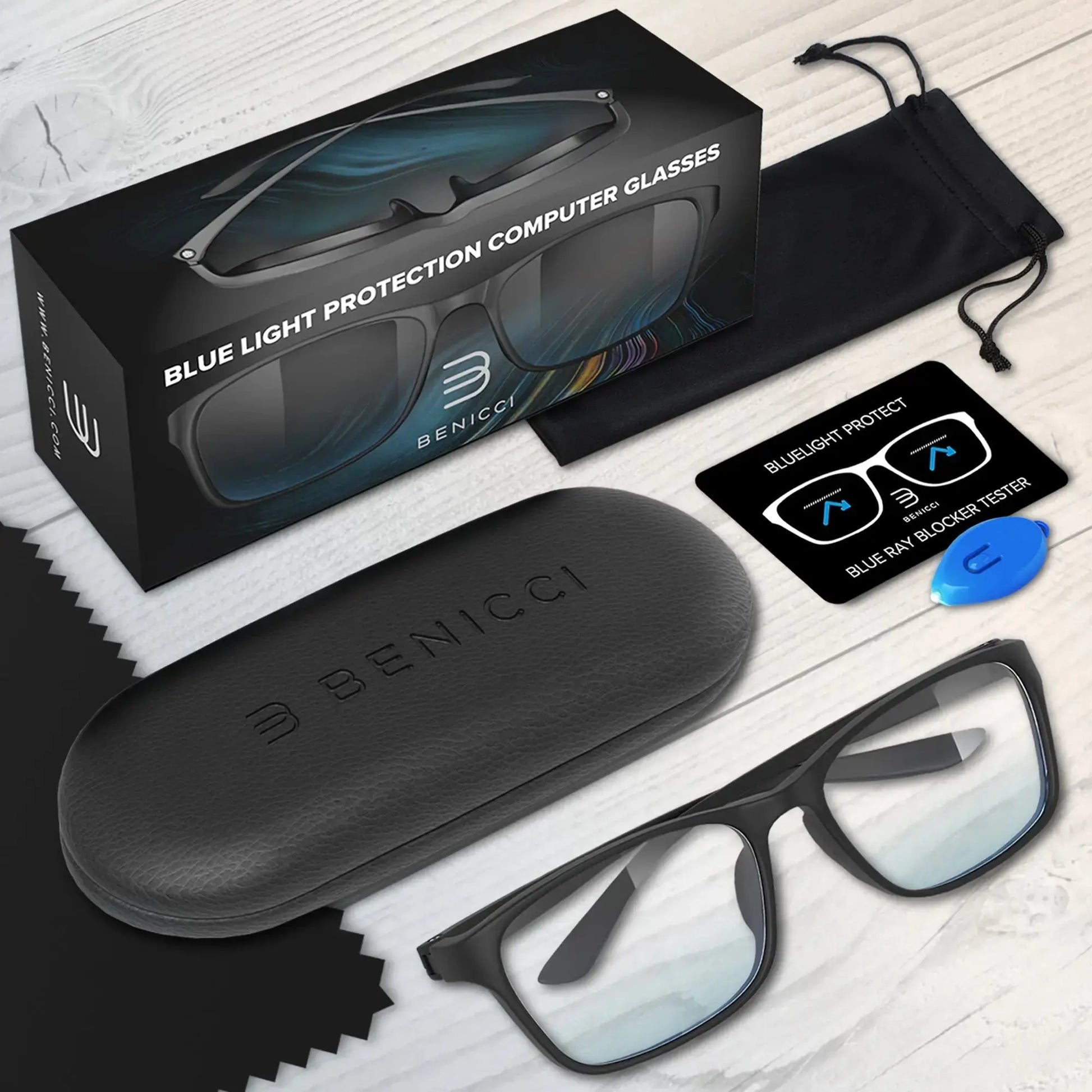 Chic Blue Light Shield Glasses - Unisex Comfort