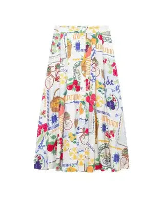 Chic Duo: Sleeveless Top & Midi Skirt Set