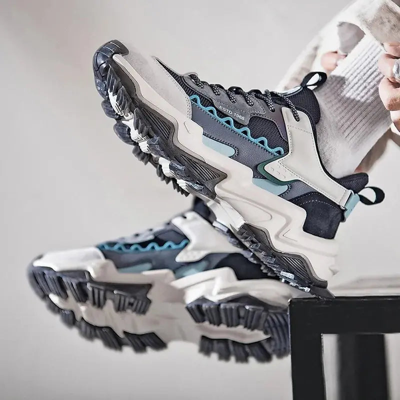 Chic Leather Comfort Sneakers