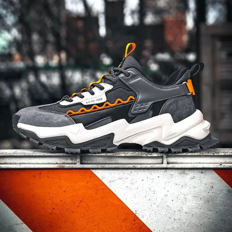 Chic Leather Comfort Sneakers