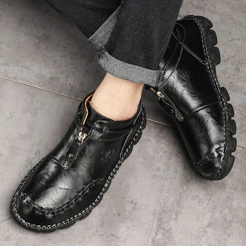 Chic Men's Cow Leather Boots