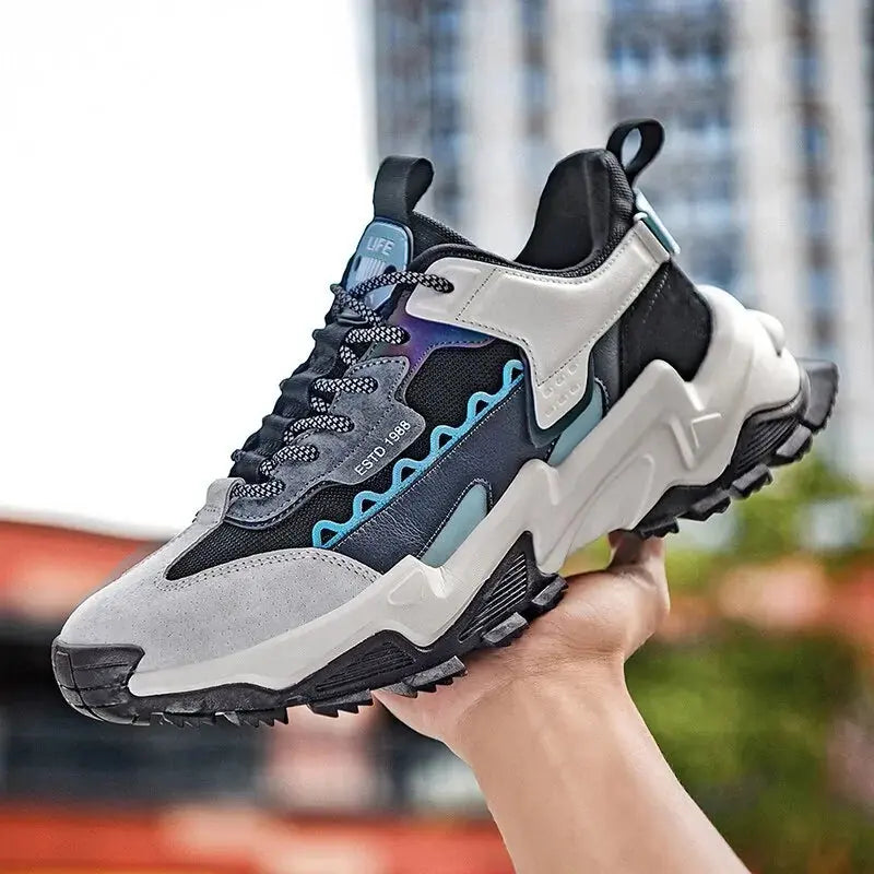 Chic Men's Lace-Up Sneakers