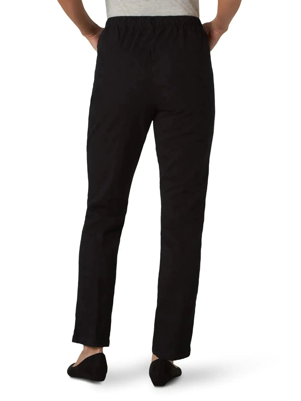 Chic Petite Black Denim Elastic Legging Pant