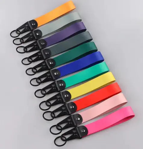 Chic Solid Color Keychain