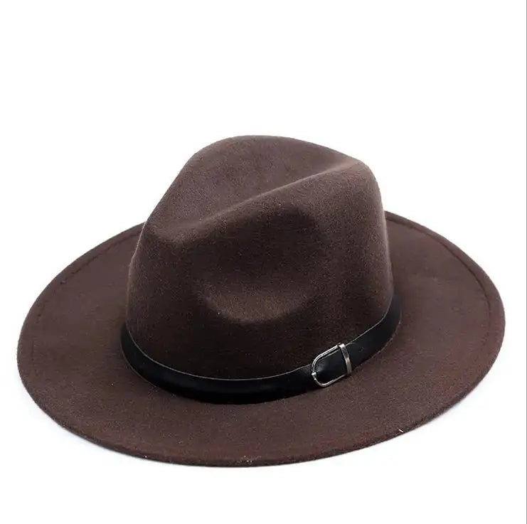 Chic Wide Brim Fedora for Women