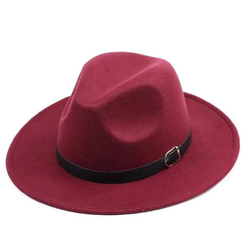 Chic Wide Brim Fedora for Women