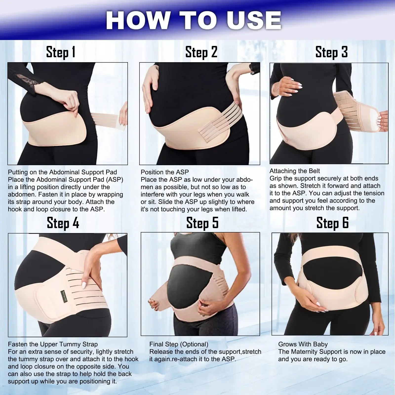 ChongErfei 3-in-1 Maternity Support Belt