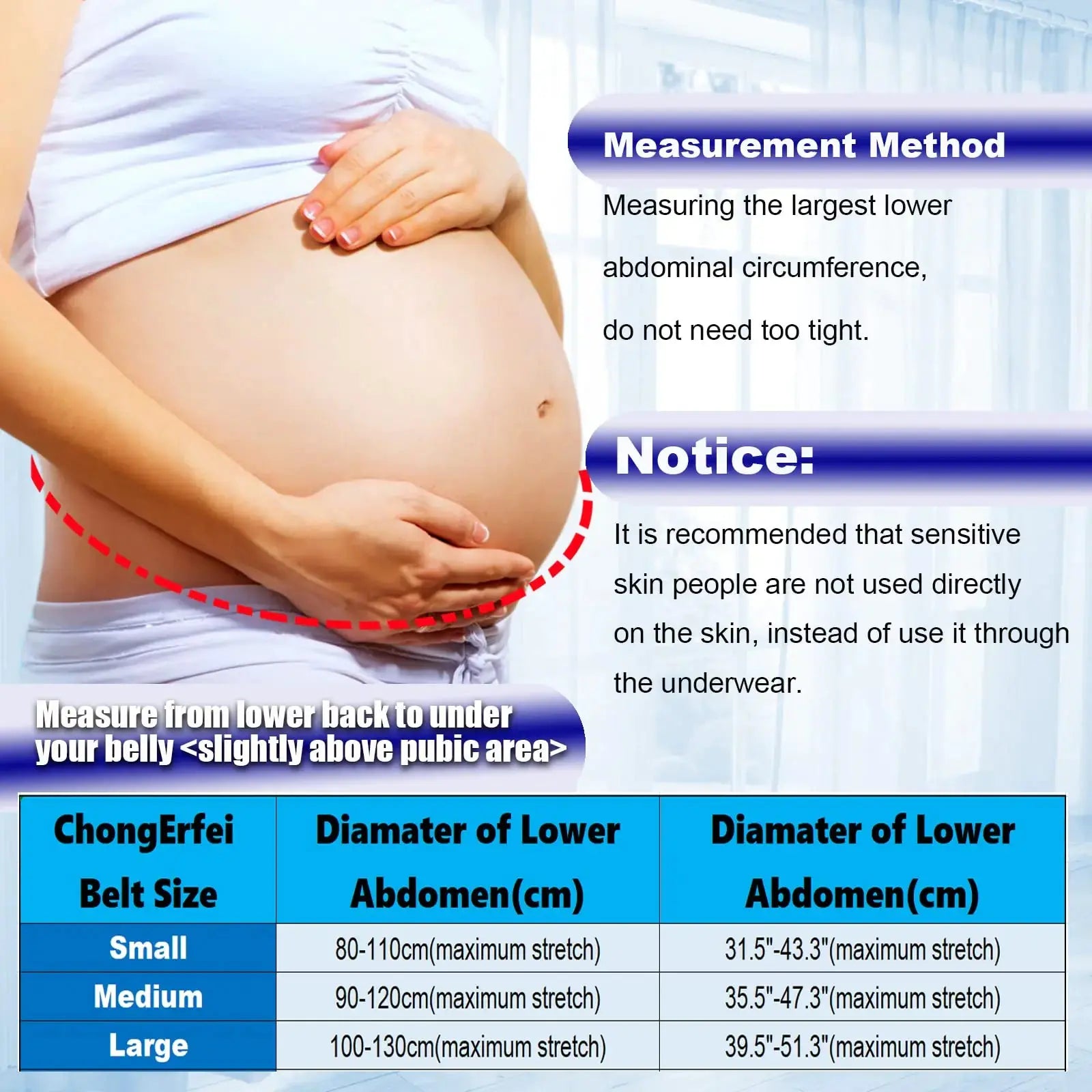 ChongErfei 3-in-1 Maternity Support Belt