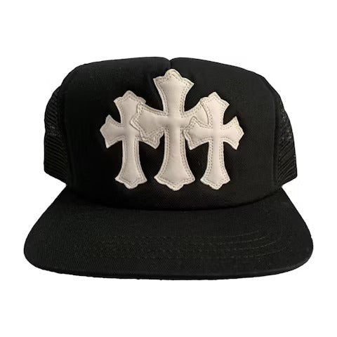 Chrome Hearts Triple Cross Trucker Black