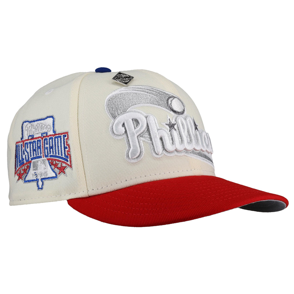Philadelphia Phillies 1996 ASG WS Chrome Metallic Aluminum 59Fifty Fitted Hat