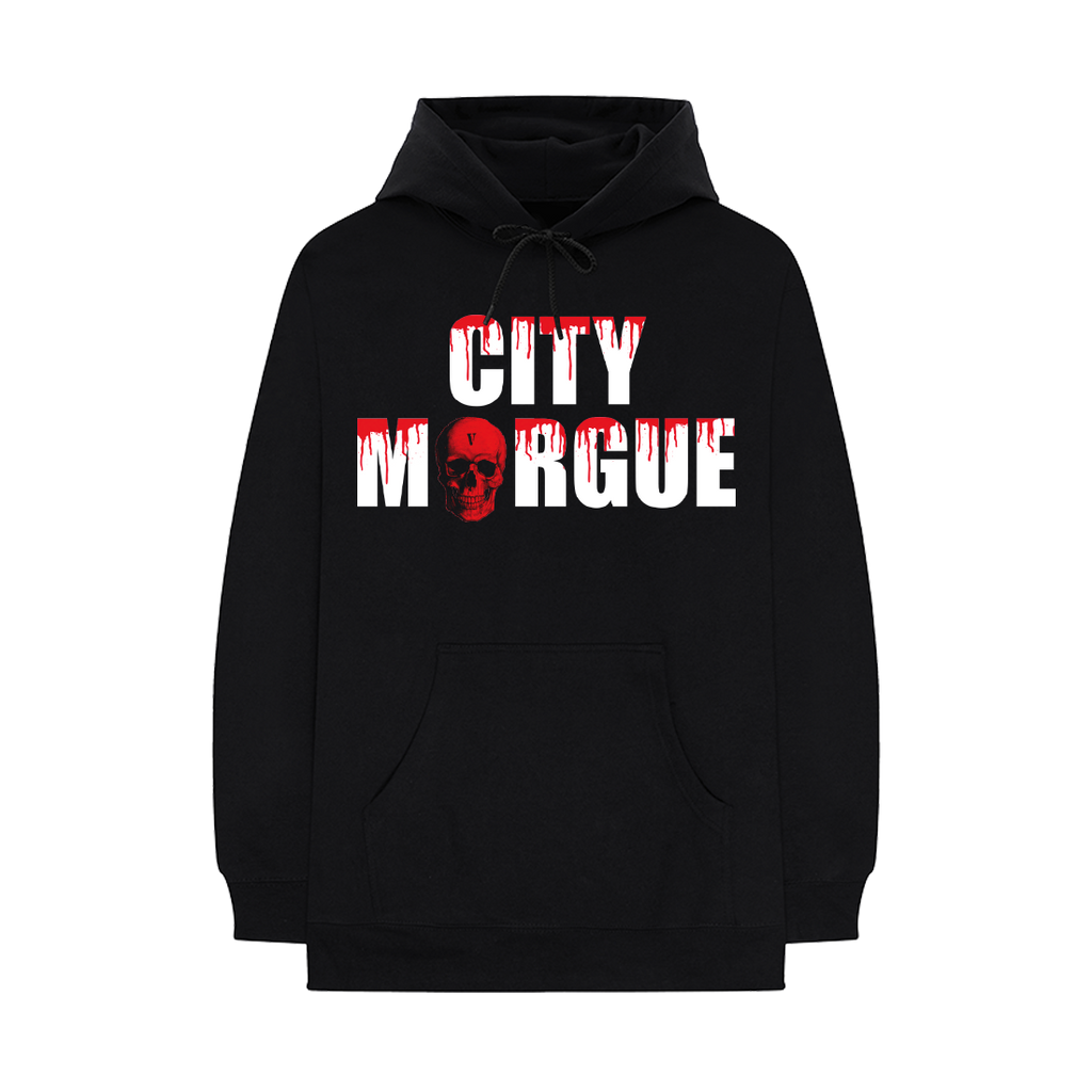City Morgue x Vlone Dogs Hoodie black
