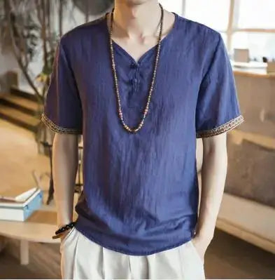 Classic Linen Comfort Tee for Men