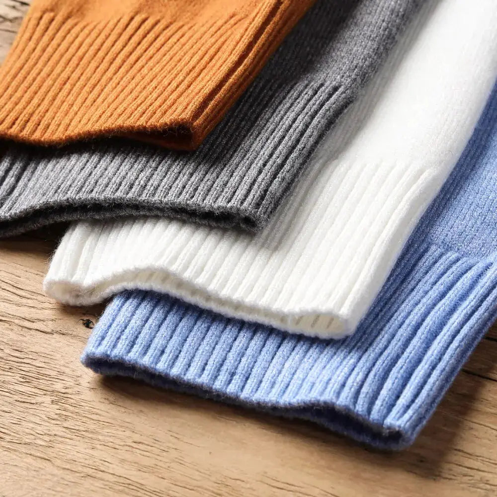 Classic Men's Turtleneck Sweater – Stylish & Warm