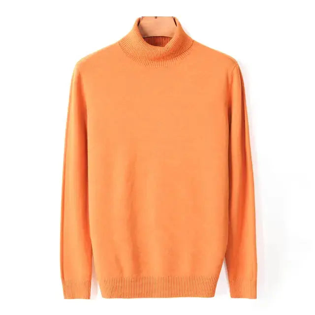 Classic Men's Turtleneck Sweater – Stylish & Warm