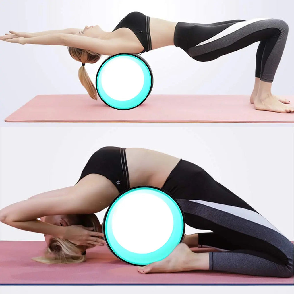 Classic Yoga Wheel - Durable PVC with an Anti-Slip Surface