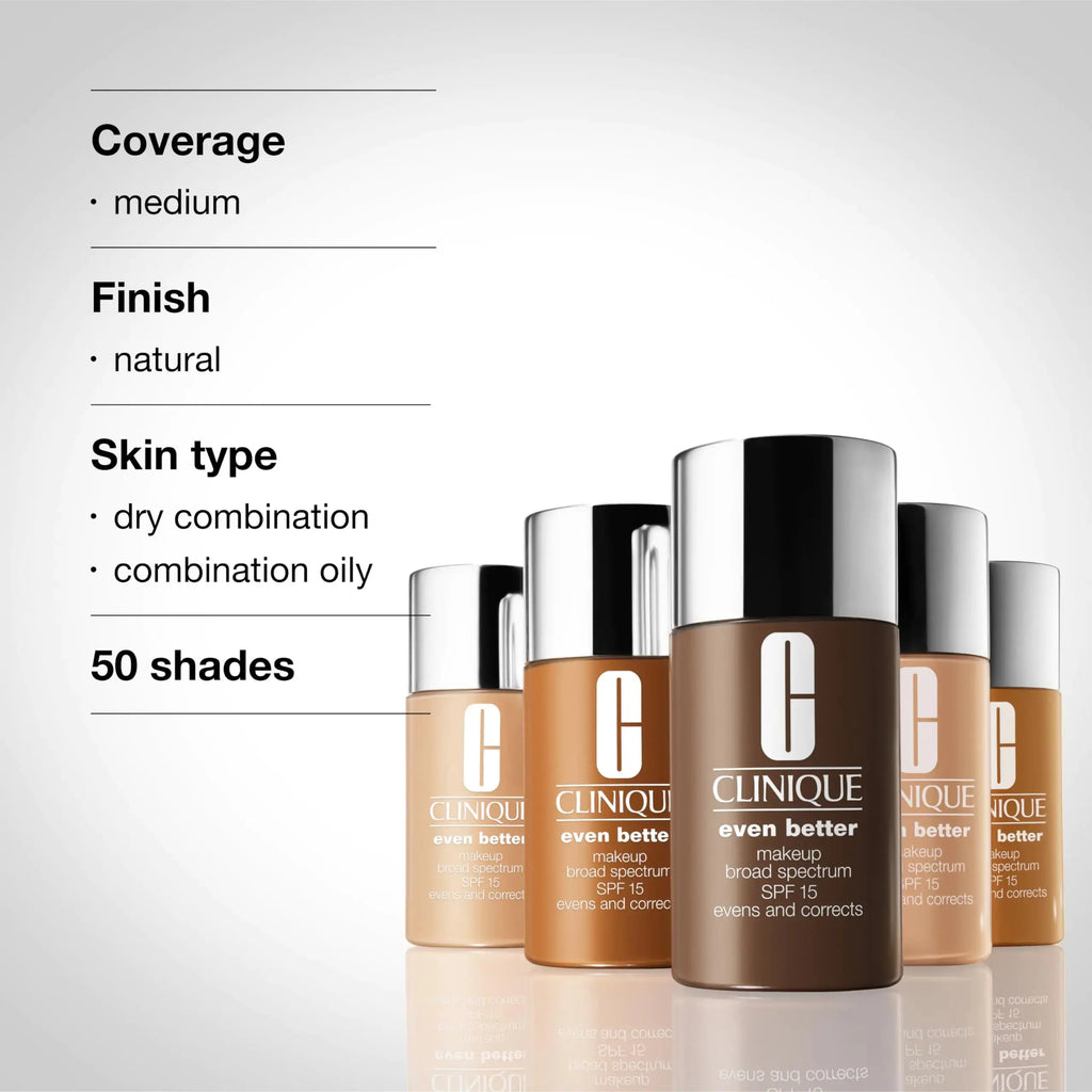 Clinique Even Better Makeup Medium Coverage Foundation Broad Spectrum SPF 15