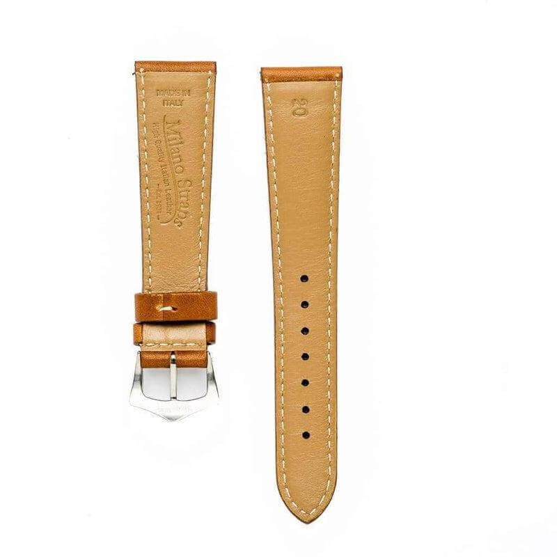 Cognac Gran Cuir Leather Watch Strap