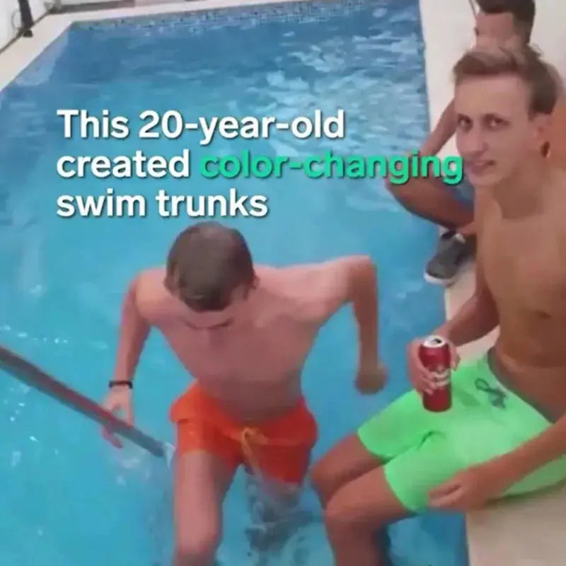 Color-Changing Beach Shorts Men