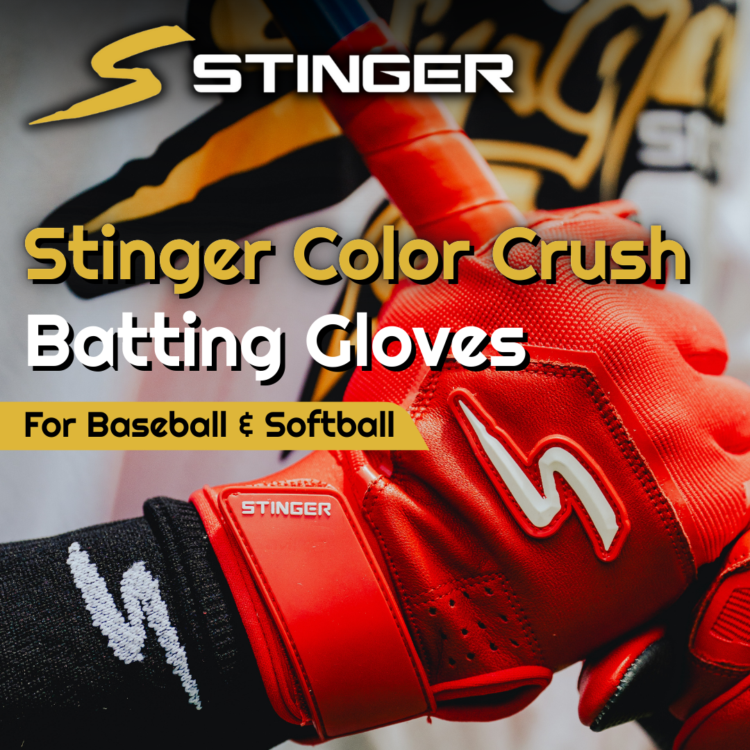 Color Crush Batting Gloves - Navy