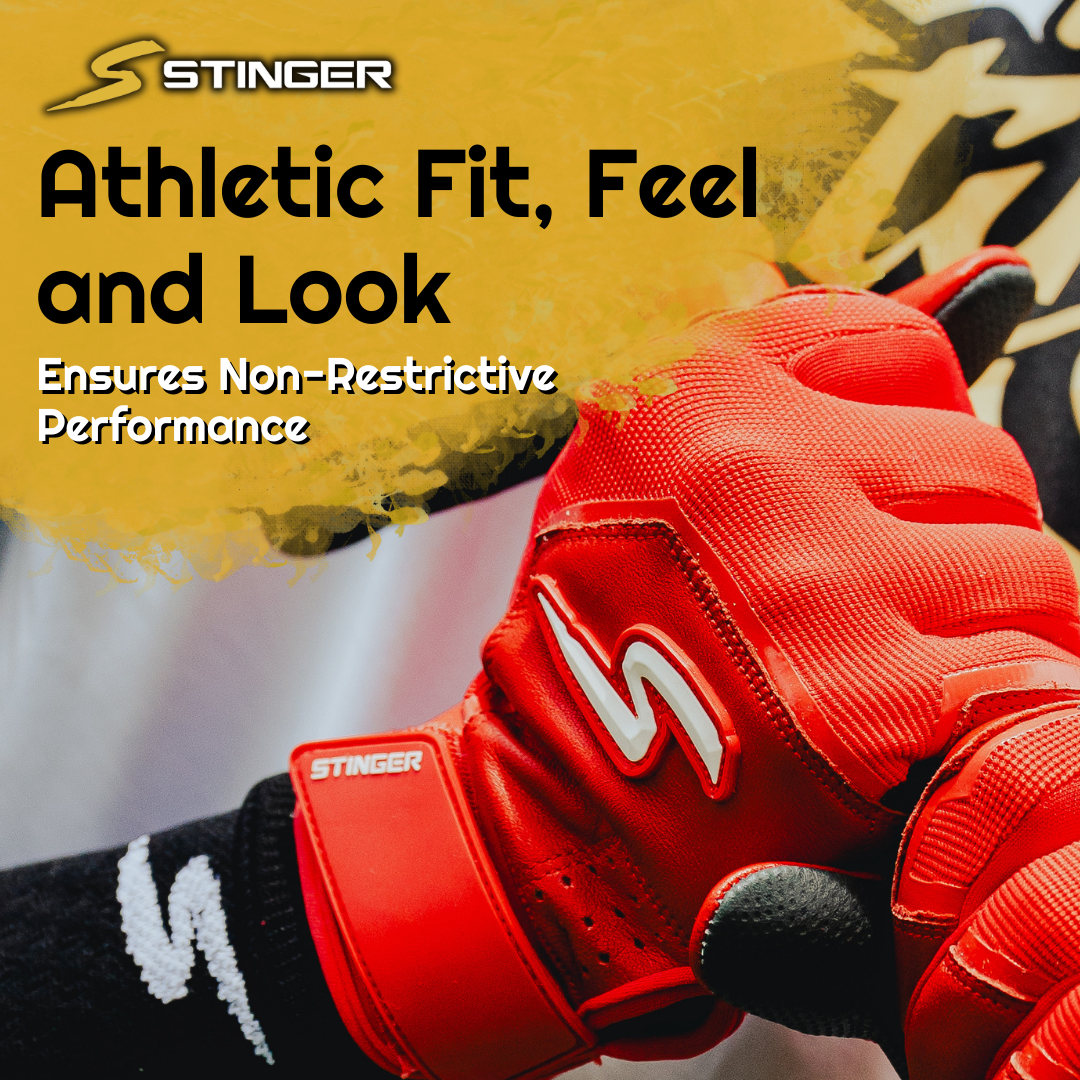 Color Crush Batting Gloves - Orange