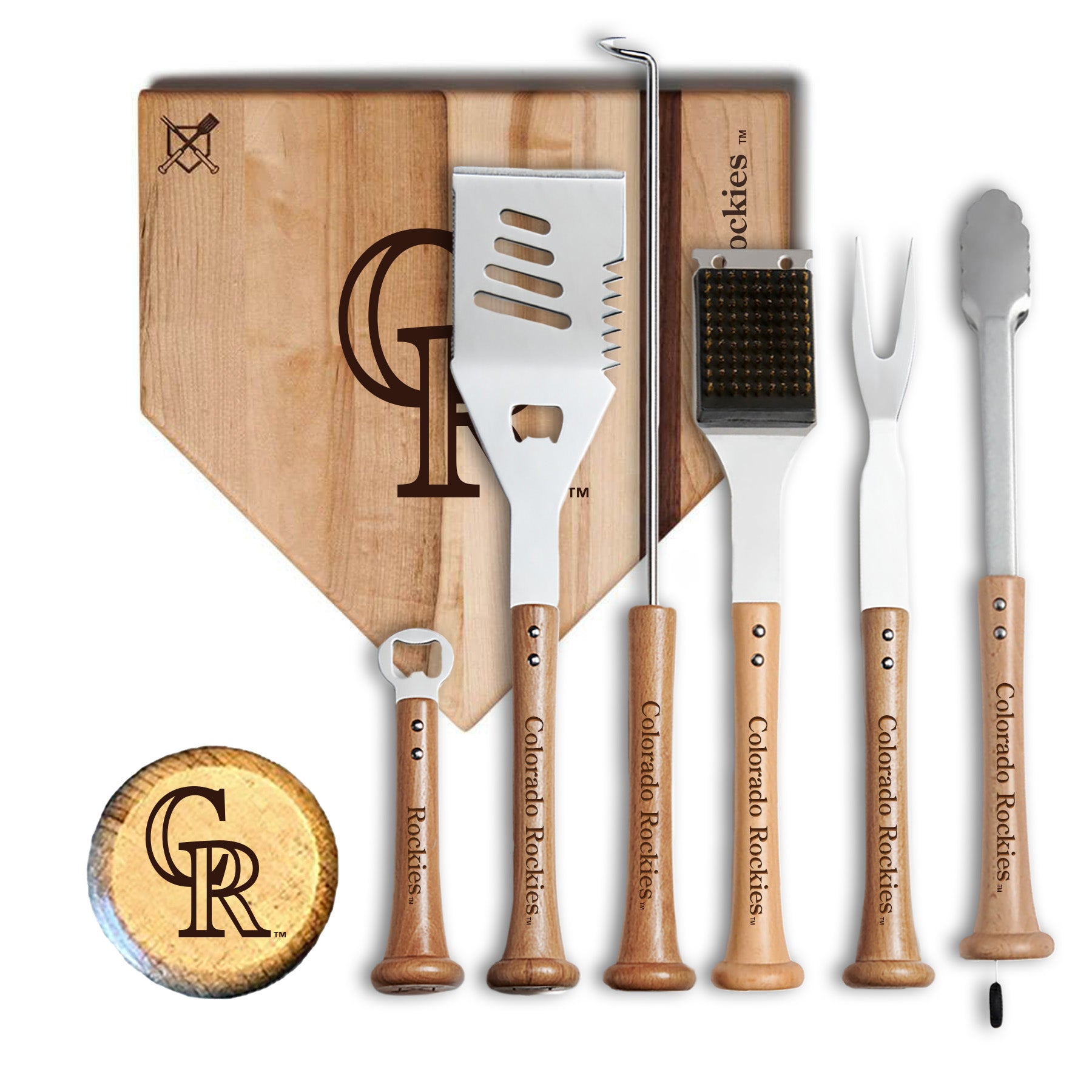 Colorado Rockies MVP Grill Set