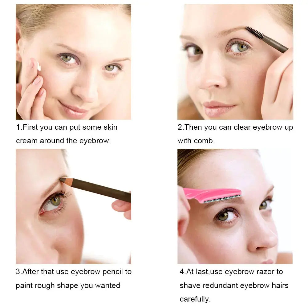 Colovis Eyebrow Razor | Multipurpose Face & Boby Hair Eyebrow Trimmer for Women and Men with Protective Cover