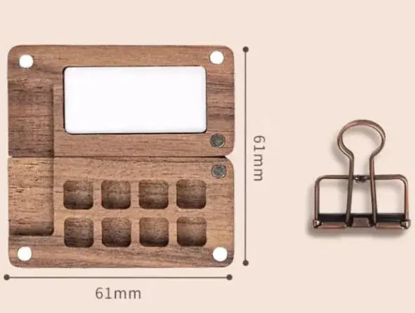 Compact Walnut Watercolor & Sketch Kit
